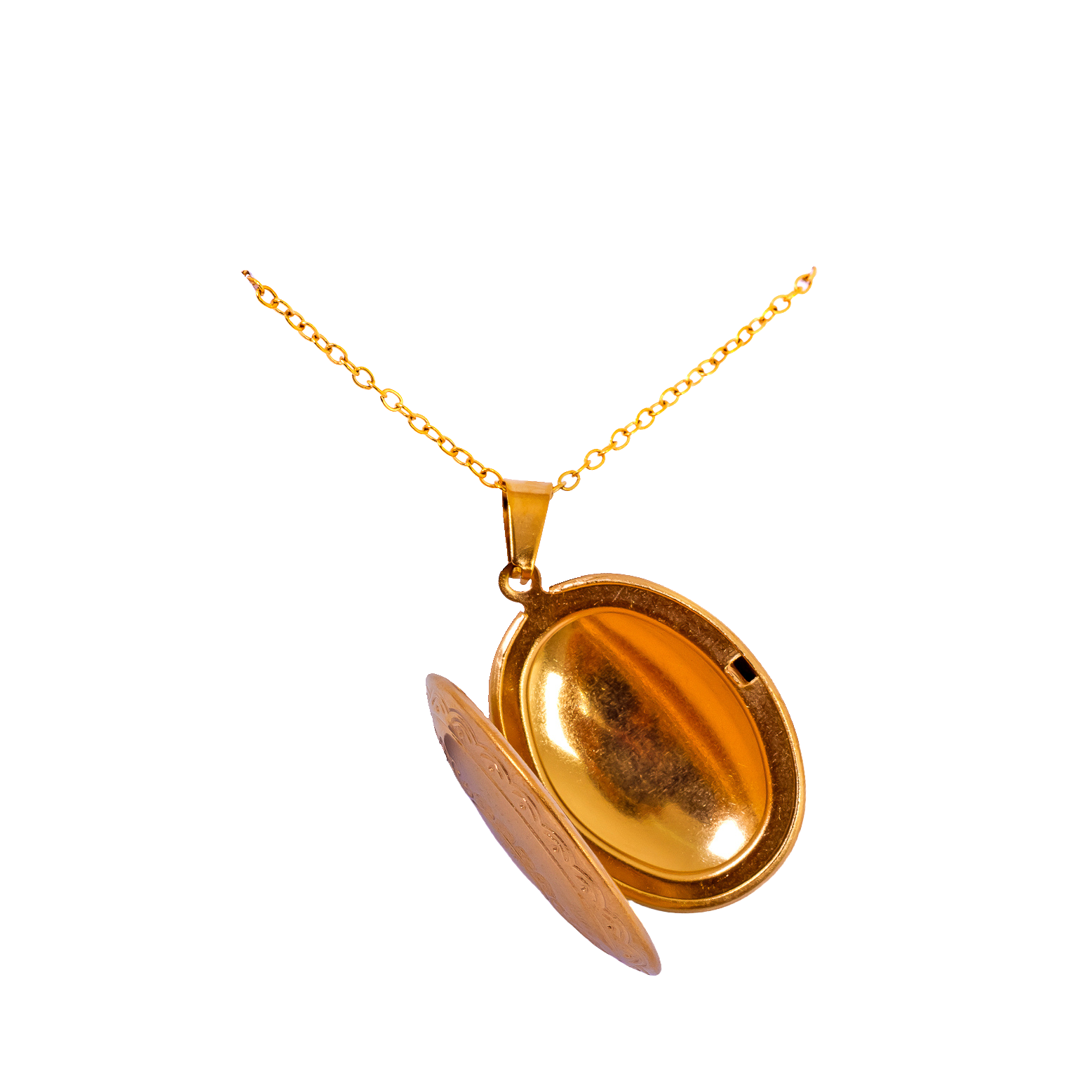 Oval Locket Necklace