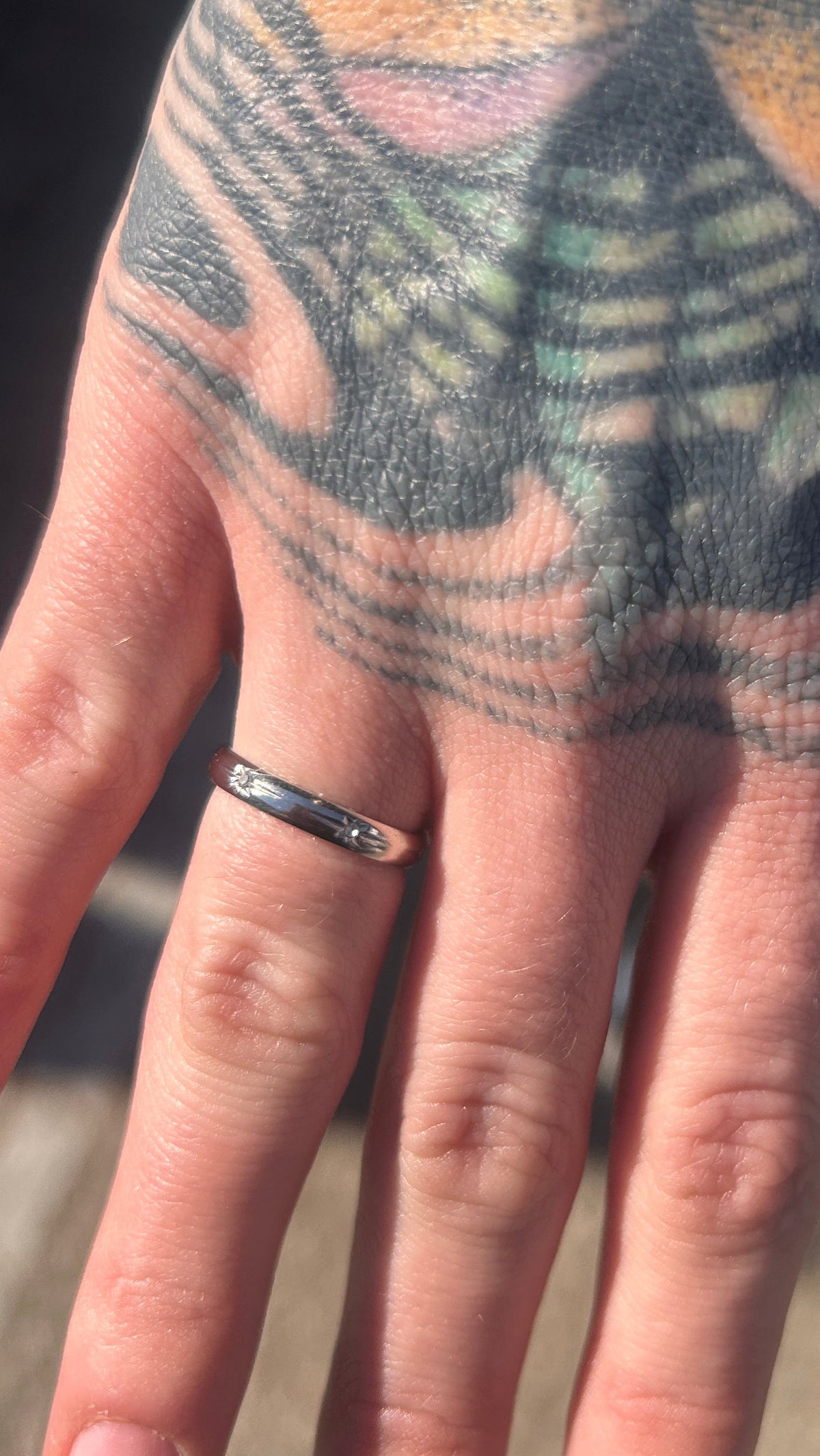 Slim Stone Ring