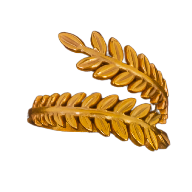 Open Leaf Ring