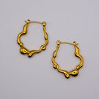 Nova Melting Hoop Earring