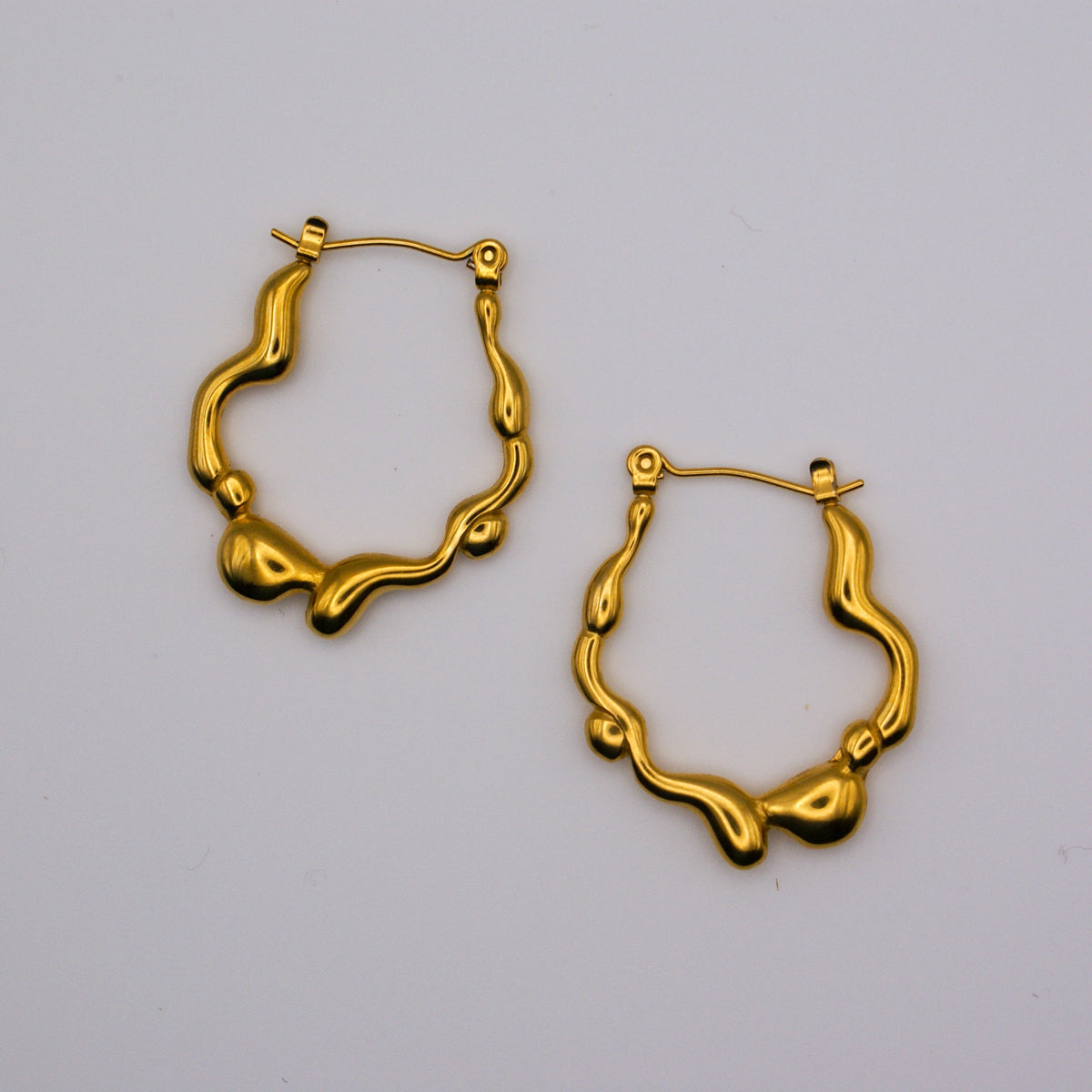 Nova Melting Hoop Earring
