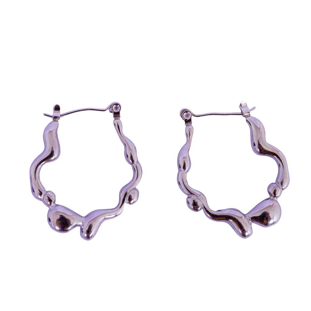 Nova Melting Hoop Earring