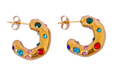 Colette Encrusted Hoop